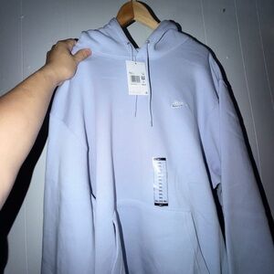 Nike Men's Baby Blue Hoodie